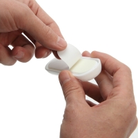 Ручка мебельная самоклеющаяся CAPPIO, L=106 мм, пластик, цвет белый