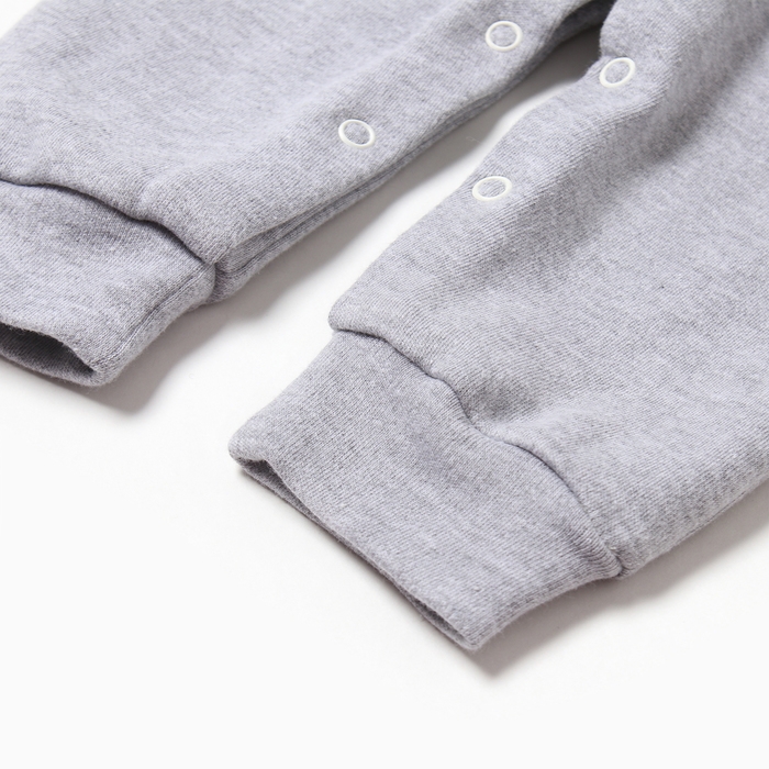 Комбинезон детский, цвет серый, рост 74 см