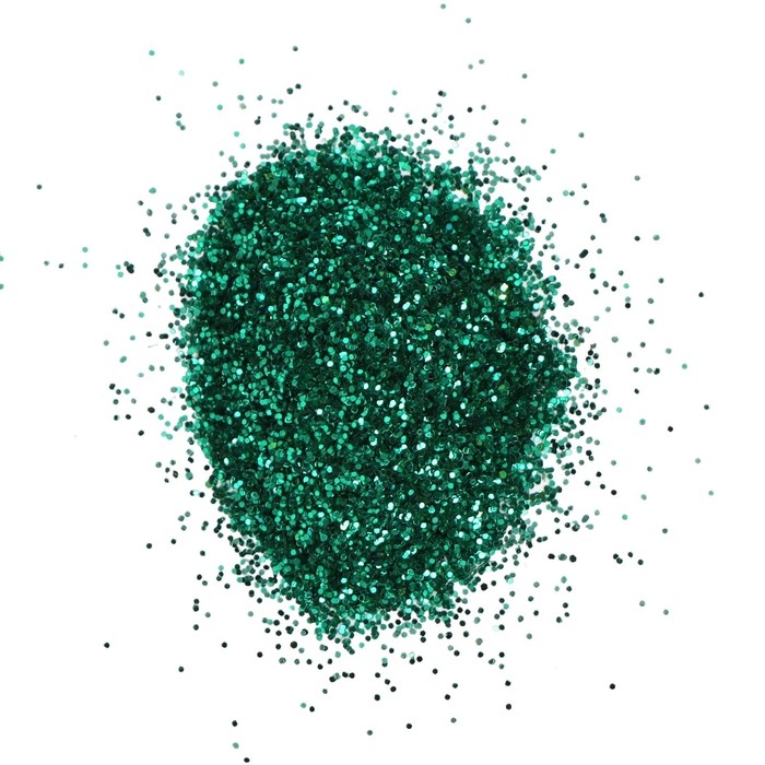 Декоративные блёстки LUXART LuxGlitter (сухие), 20 мл, размер 0.2 мм, зелёные