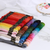 Набор ниток мулине &laquo;Петербурженка&raquo;, 10 &plusmn; 1 м, 100 шт, цвет разноцветный