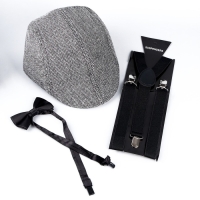 Новогодний карнавальный набор &laquo;Гангстер&raquo;, (козырек+подтяжки+бабочка), на новый год