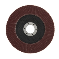 Круг лепестковый торцевой ТУНДРА, 125 х 22 мм, Р120