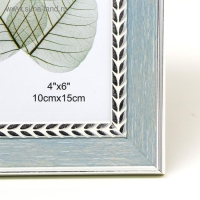 Фоторамка пластик 10х15 см "Серая с серебристой косичкой" 19,7х14,7х1,6 см Фоторамка пластик 10х15 см "Серая с серебристой косичкой" 19,7х14,7х1,6 см