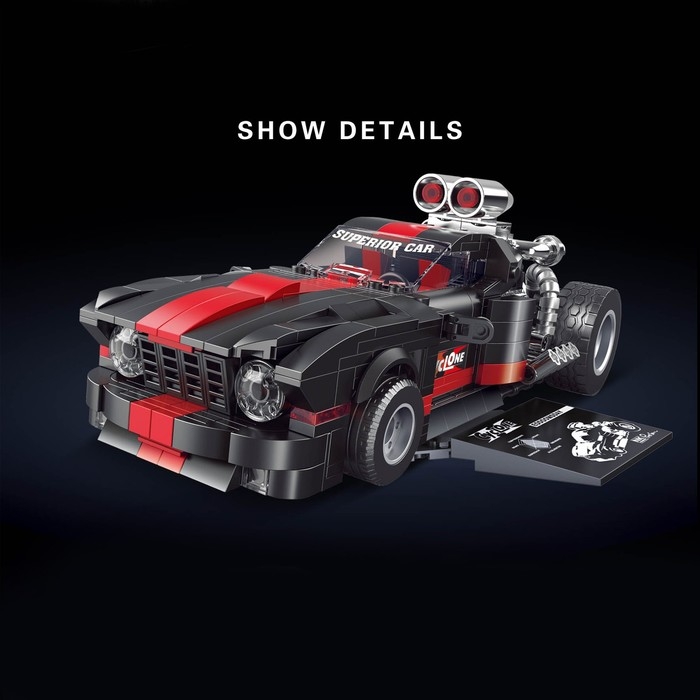 Конструктор Гонка «Судный день», 650 деталей Конструктор Гонка «Судный день», 650 деталей