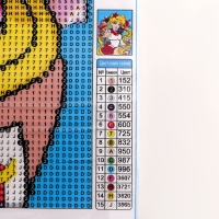 Алмазная мозаика с полным заполнением на холсте &laquo;Лунная принцесса&raquo;, 30 х 40 см