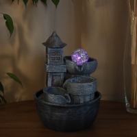 Фонтан "Ксандер" домик, 28х16 см (с подсветкой)