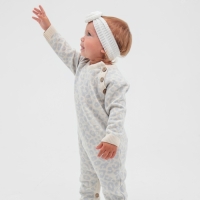 Повязка на голову Крошка Я &laquo;Бантик&raquo;, цв. белый, р-р 46-48