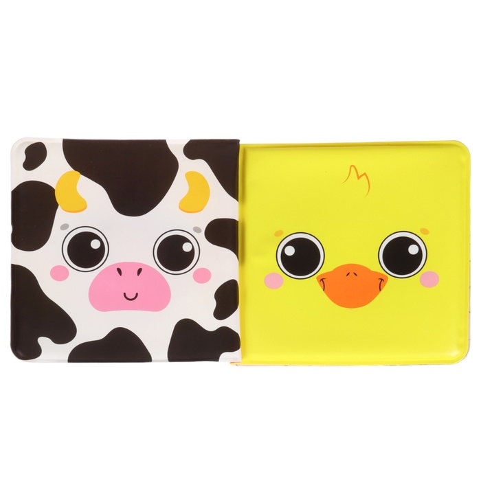 Набор книжек - игрушек для ванны &laquo;В зоопарке&raquo;, водная раскраска, 3 шт., Крошка Я