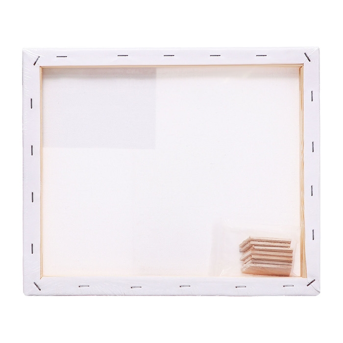 Холст на подрамнике, хлопок 100%, 1,6 х 25 х 30 см, акриловый грунт, среднезернистый, 380 г/м² Холст на подрамнике, хлопок 100%, 1,6 х 25 х 30 см, акриловый грунт, среднезернистый, 380 г/м²