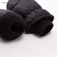 Варежки зимние детские MINAKU , цв.черный, р-р 15