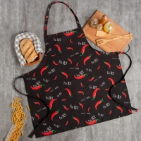 Фартук "Этель" Pepper 73х71 см, 100% хл, репс 210 гр/м2 Фартук "Этель" Pepper 73х71 см, 100% хл, репс 210 гр/м2