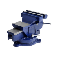 Тиски слесарные поворотные ТУНДРА, с наковальней, высокопрочный чугун ВЧ-40, 125 мм Тиски слесарные поворотные ТУНДРА, с наковальней, высокопрочный чугун ВЧ-40, 125 мм