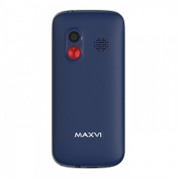 Сотовый телефон Maxvi B100ds, 1.77",1.3Мп, microSD, 2sim, FM,SOS, док.станция,1000мАч,синий