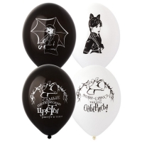 Шар латексный 14" «Мрачная девочка», 50 шт., МИКС Шар латексный 14" «Мрачная девочка», 50 шт., МИКС