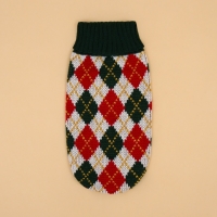 Свитер "Шахматы", M (ДС 26, ОШ 26, ОГ 28-46 см)