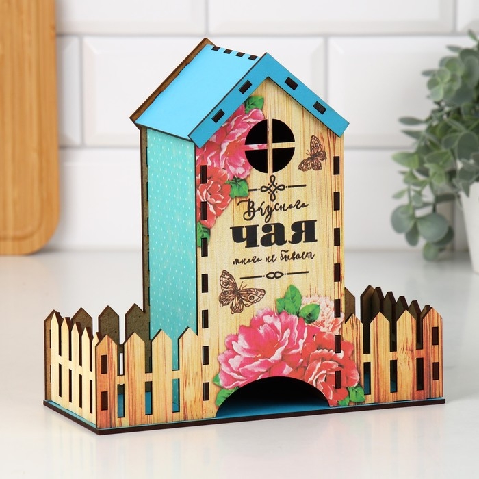 Чайный домик "Цветы и бабочки"