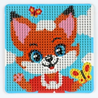 Алмазная мозаика-магнит для детей &laquo;Лисичка&raquo;