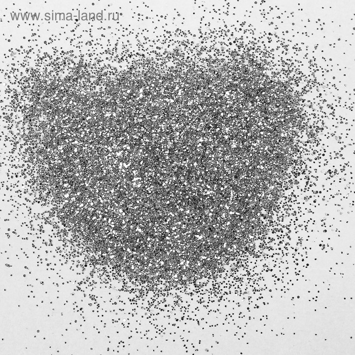 Наполнитель для шара &laquo;Блёстки&raquo;, 0.4 мм, 500 г, цвет серебряный