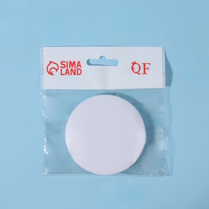 Зеркало складное, d 7,5 см, цвет белый