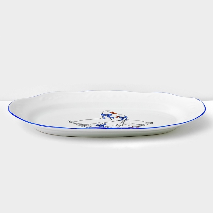 Сервиз фарфоровый столовый &laquo;Гуси&raquo;, 48 предметов