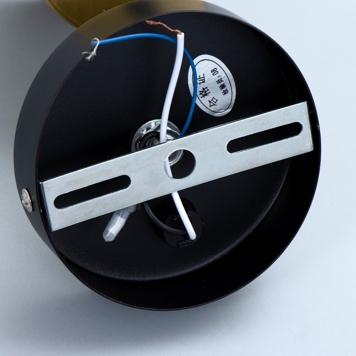 Бра "Алонсо" LED 5Вт черно-золотой 10х7,5 см