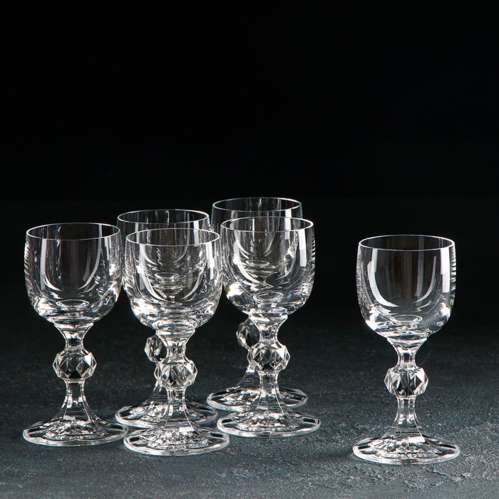 Набор рюмок Bohemia Crystal &laquo;Клаудия&raquo;, 50 мл, 6 шт