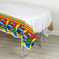 Скатерть одноразовая &laquo;С днём рождения&raquo;, тачки, 180х137 см