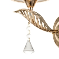 Бра "Стефания" Е27 40Вт золото 12,5х29 см