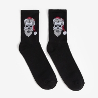 Новогодний подарочный набор термос и носки KAFTAN Skull, р. 41-44 (27-29 см)