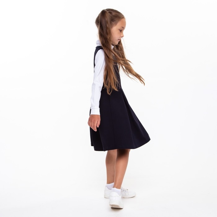 Сарафан для девочки, цвет синий, рост 128 см Сарафан для девочки, цвет синий, рост 128 см