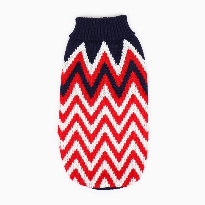 Свитер "Зиг-Заг",  2XL (ДС 41, ОШ 41, ОГ 36-60 см)