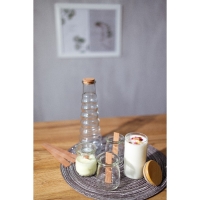 Банка стеклянная для хранения сыпучих продуктов BellaTenero «Эко», 100 мл, 5×8 см, с бамбуковой крышкой Банка стеклянная для хранения сыпучих продуктов BellaTenero «Эко», 100 мл, 5×8 см, с бамбуковой крышкой