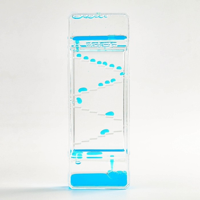 Гелевые часы, антистресс, 16.5 х 5.8 см, синие Гелевые часы, антистресс, 16.5 х 5.8 см, синие