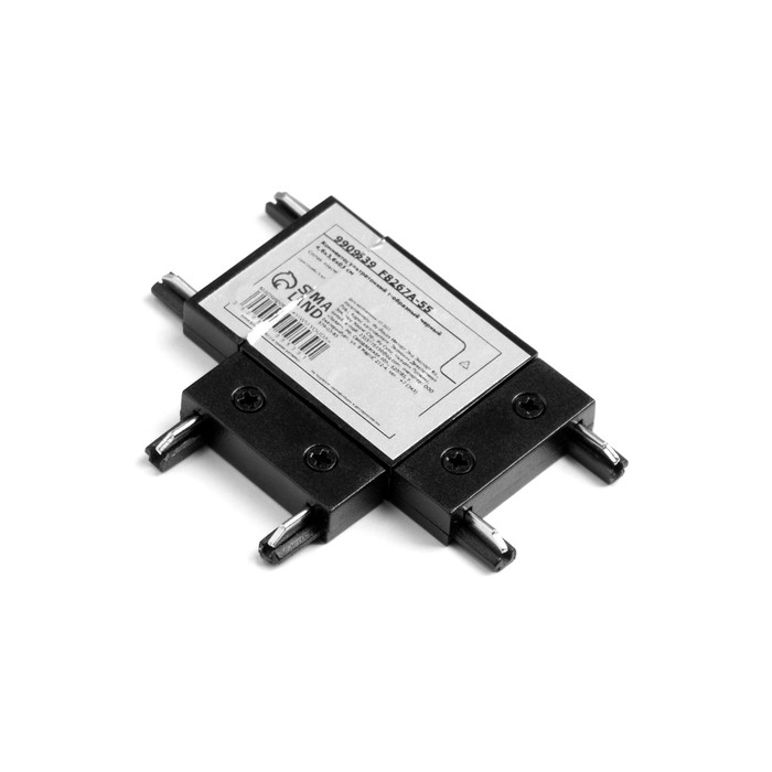 Коннектор ультратонкий т-образный черный 4,6х3,6х0,6 см Коннектор ультратонкий т-образный черный 4,6х3,6х0,6 см