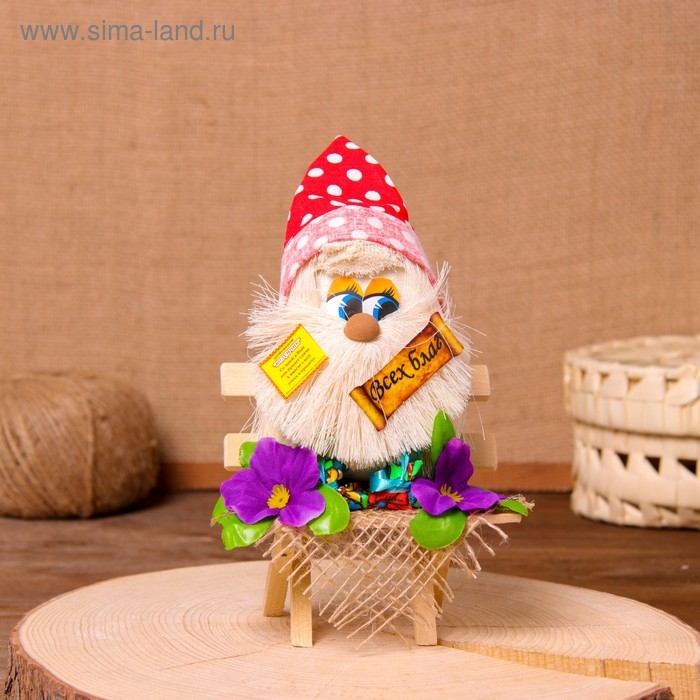 Оберег &laquo;Кузя принесёт счастье и достаток&raquo;, микс