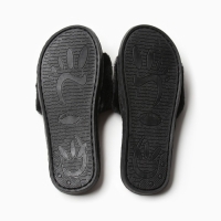 Тапочки женские с открытым носом размер 36-37, цвет чёрный Тапочки женские с открытым носом размер 36-37, цвет чёрный