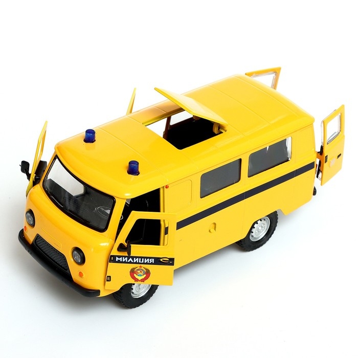 Машина металлическая «УАЗ 3962. Милиция», инерция, 1:24, свет и звук Машина металлическая «УАЗ 3962. Милиция», инерция, 1:24, свет и звук