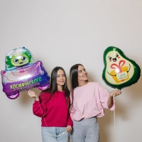 Воздушный шар фольгированный 24" &laquo;Авокадо&raquo;, с подложкой