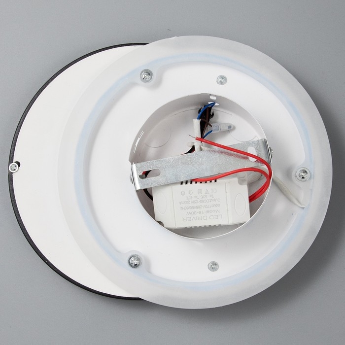 Бра Бра "Павлин" LED 21Вт 4000К черно-белый 19х23х5 см