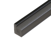Завершающая рейка черная 22х16х2700 мм Завершающая рейка черная 22х16х2700 мм