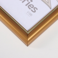 Фоторамка пластик "Пиксель" 21х30 см, золото Фоторамка пластик "Пиксель" 21х30 см, золото