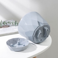 Горшок для цветов с поддоном Laurel, 1,3 л, d=14,5 см, h=12,5 см, цвет серый Горшок для цветов с поддоном Laurel, 1,3 л, d=14,5 см, h=12,5 см, цвет серый