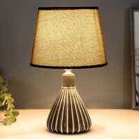 Светильник "Бени" 1хЕ14 40Вт серый 20х20х33 см RISALUX