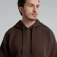 Толстовка с капюшоном Slam 320, темно-коричневая (шоколад), размер L Толстовка с капюшоном Slam 320, темно-коричневая (шоколад), размер L