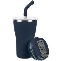 Термостакан Sapporo без логотипа, темно-синий Термостакан Sapporo без логотипа, темно-синий