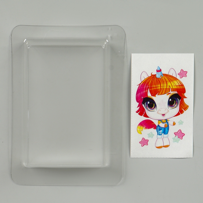 Мыло с картинкой своими руками &laquo;Магический единорог&raquo;&lrm;, набор для мыловарения