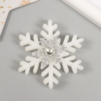 Декор для творчества "Снежинка" 6,5&times;6,5 см