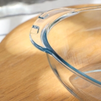 Утятница овальная из жаропрочного стекла, 2,6/1,3 л, с крышкой-формой для запекания Утятница овальная из жаропрочного стекла, 2,6/1,3 л, с крышкой-формой для запекания