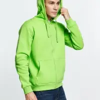 Толстовка на молнии с капюшоном Siverga Heavy 2.0, зеленое яблоко, размер 4XL