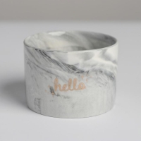 Горшок для цветов керамический, кашпо &laquo;Счастье&raquo; 5,5 х 8 см